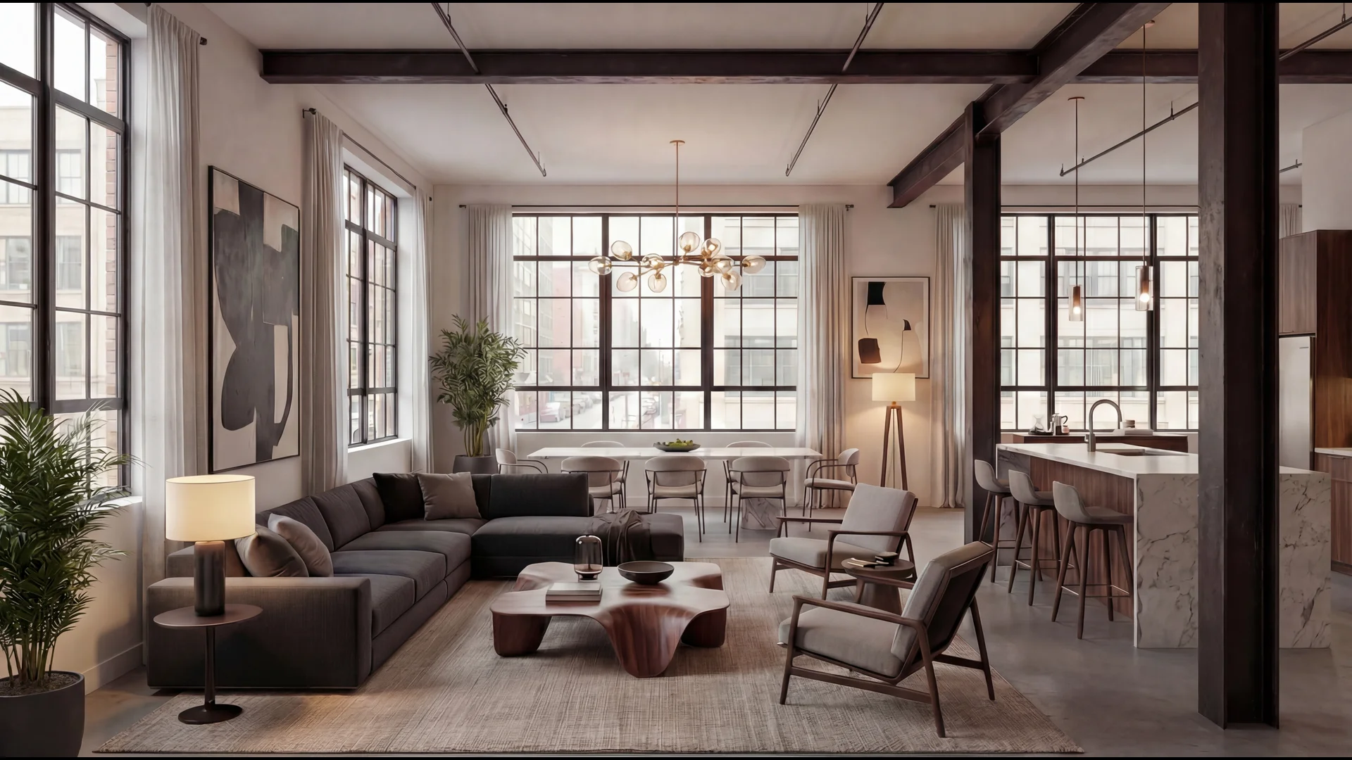 Scandinavian style virtual staging