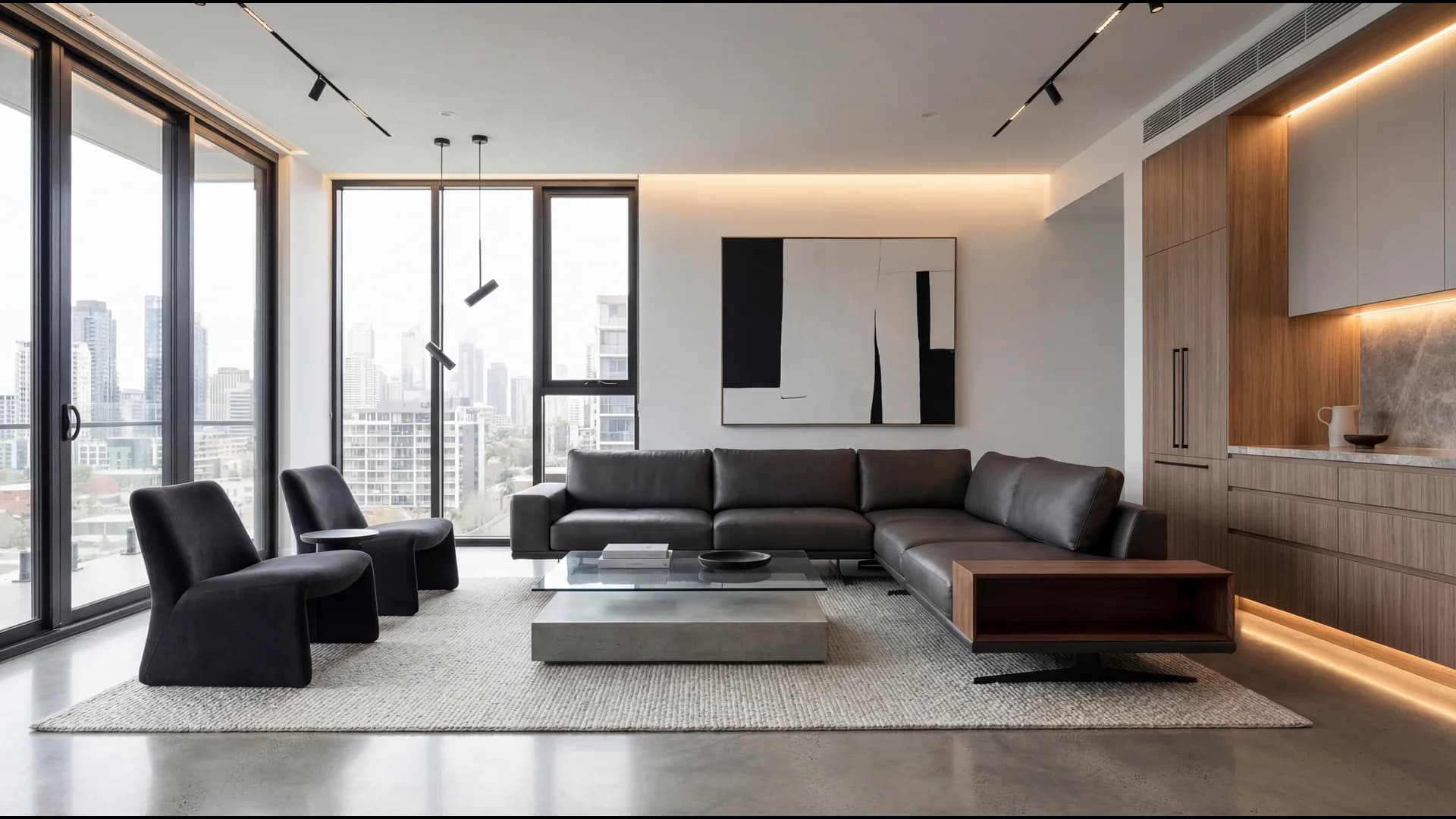 Modern style virtual staging